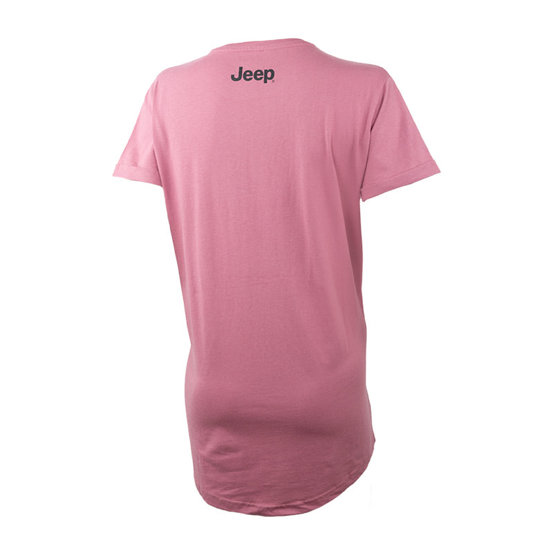 Футболка жіноча Jeep T-Shirt Oversize Star Striped Print Turn (O102613-P490) — фото 3