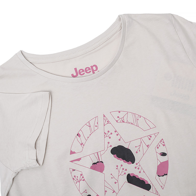 Футболка жіноча Jeep T-Shirt Star Botanical Print J22w (O102614-J863) — фото 4
