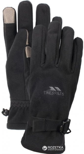 Рукавички CONTACT - UNISEX ADULTS GLOVES UAGLGLH20001-Black Trespass M/L Чорний — фото 2