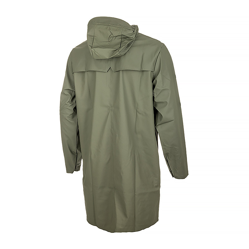 Куртка унісекс Rains Long Jacket Green (1202-OLIVE) — фото 2