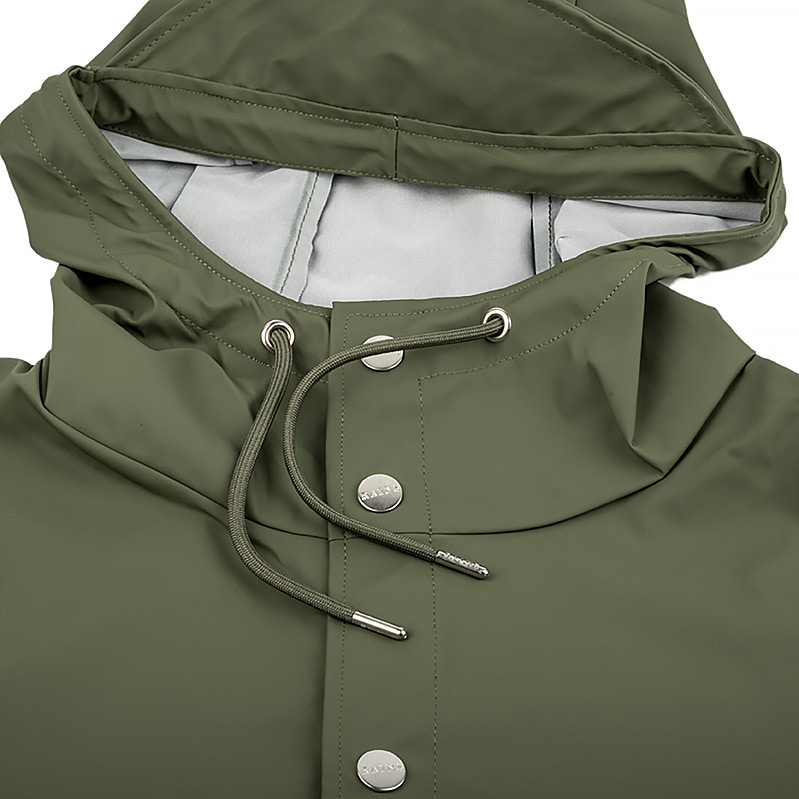 Куртка унісекс Rains Long Jacket Green (1202-OLIVE) — фото 3