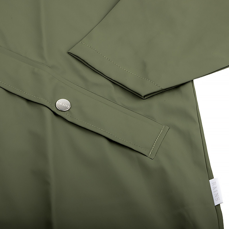 Куртка унісекс Rains Long Jacket Green (1202-OLIVE) — фото 4