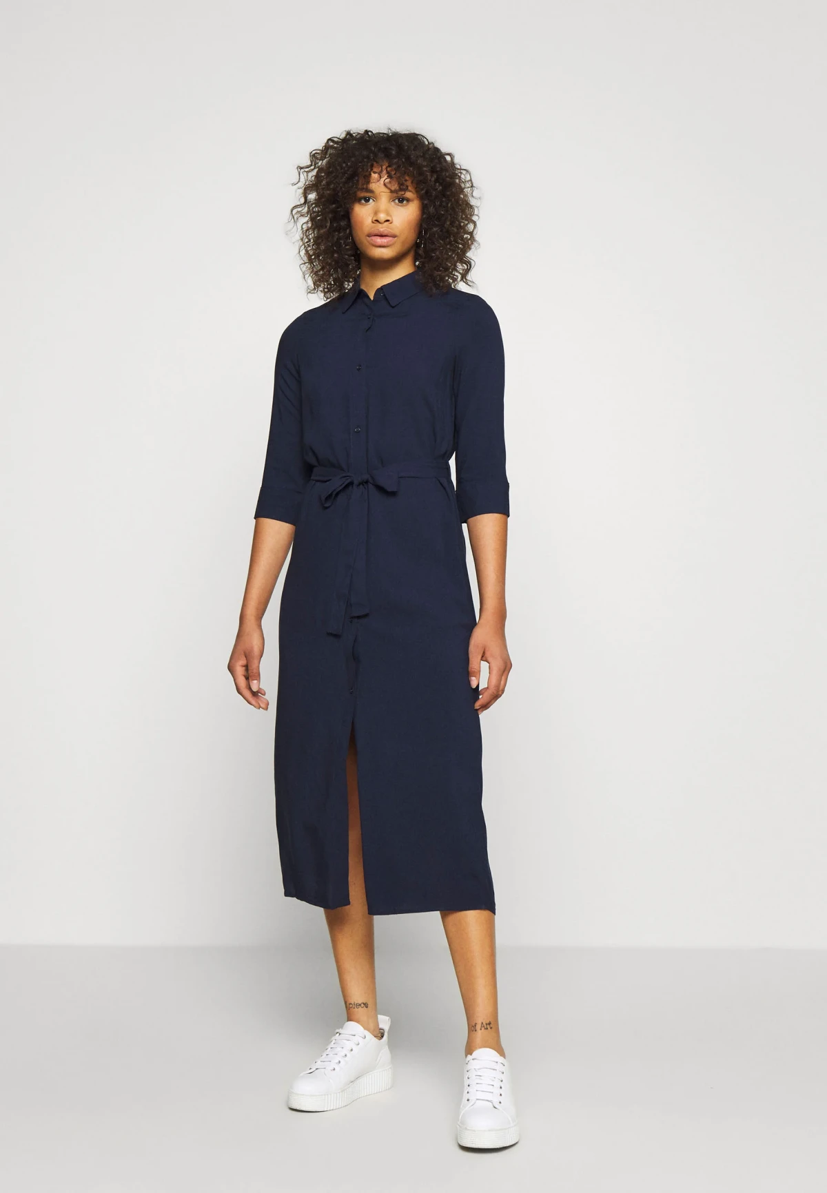 Сукня ONLNOVA LIFE 3/4 LONG SHIRT DRESS AOP 15221147 Night Sky ONLY XS Темно-синій — фото 3