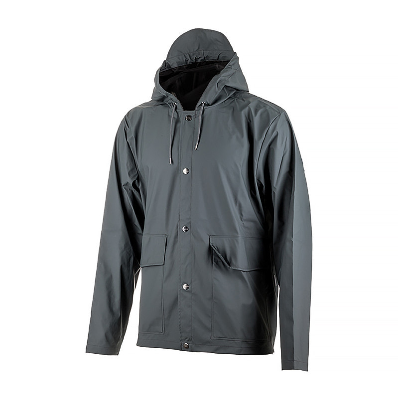 Куртка унісекс Rains Jackets Black (1826-SLATE) — фото 1