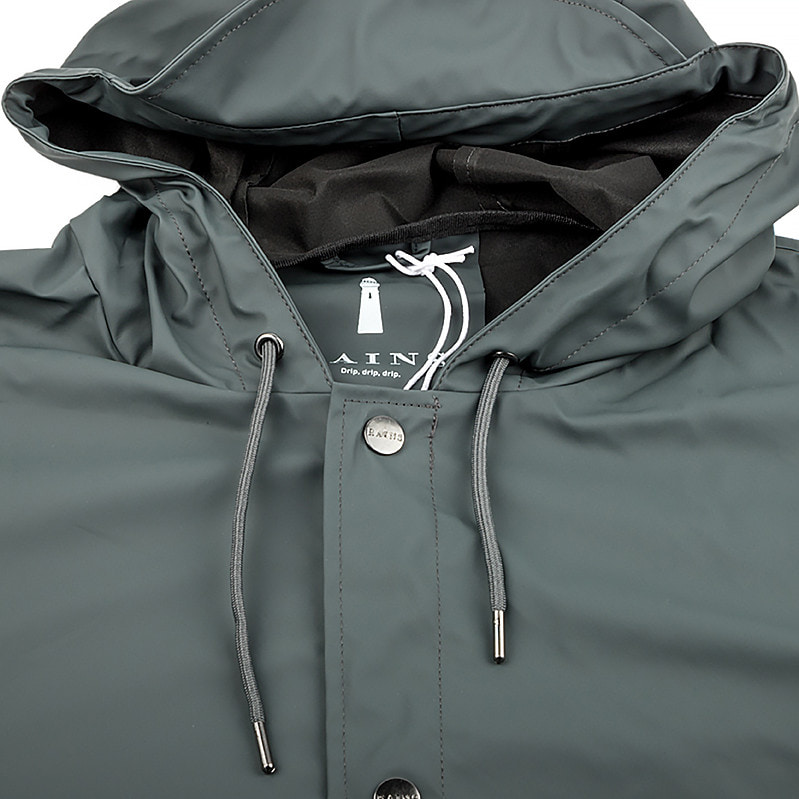 Куртка унісекс Rains Jackets Black (1826-SLATE) — фото 3