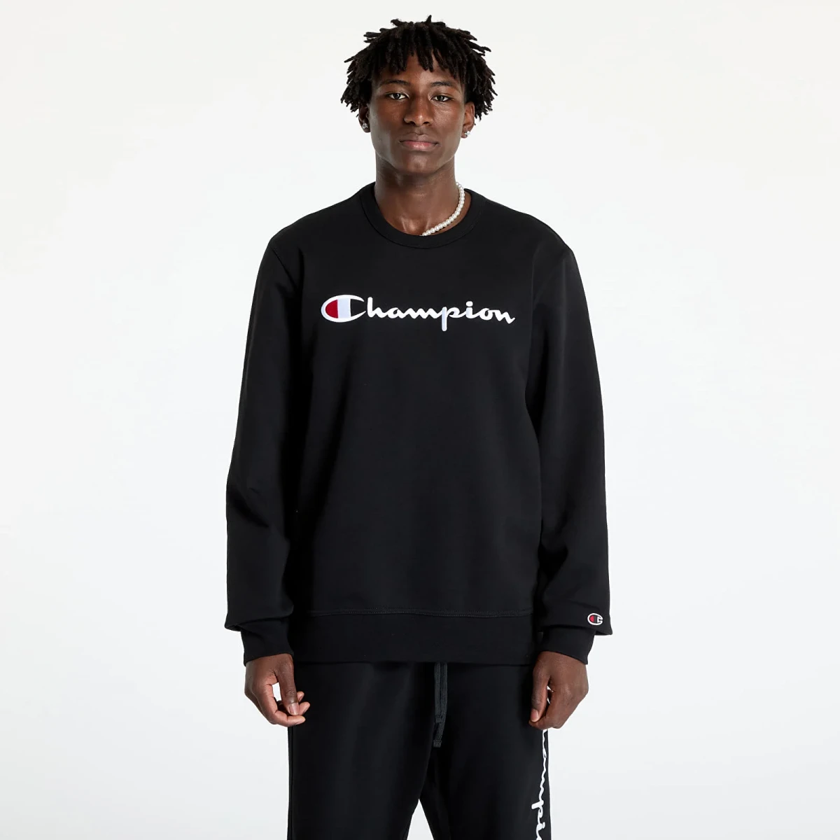 Толстовка CREWNECK SWEATSHIRT 220254-KK001 Champion XL Чорний — фото 3
