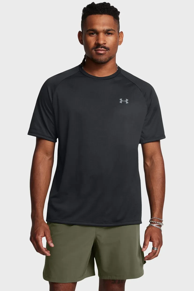 Футболка чоловіча Under Armour Tech 2.0 Short Sleeve Training Top Black (1326413-001) — фото 1