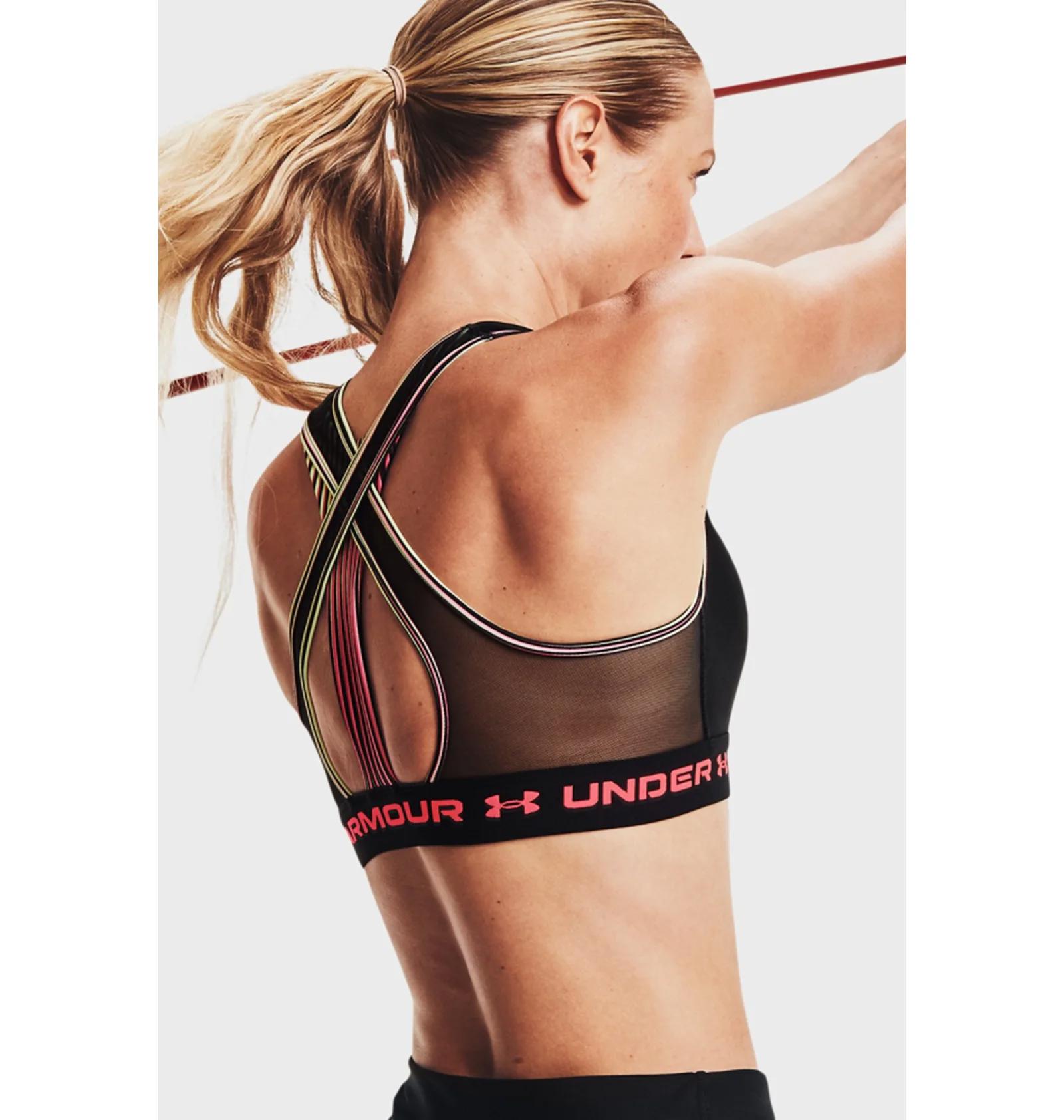 Спортивний топ жіночий Under Armour Crossback Black (1365744-001) — фото 4