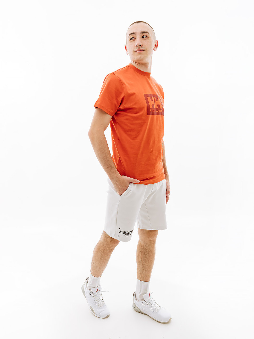 Футболка чоловіча Helly Hansen T-Shirt In Morbido Cotone Hh Box (53285-179) — фото 5