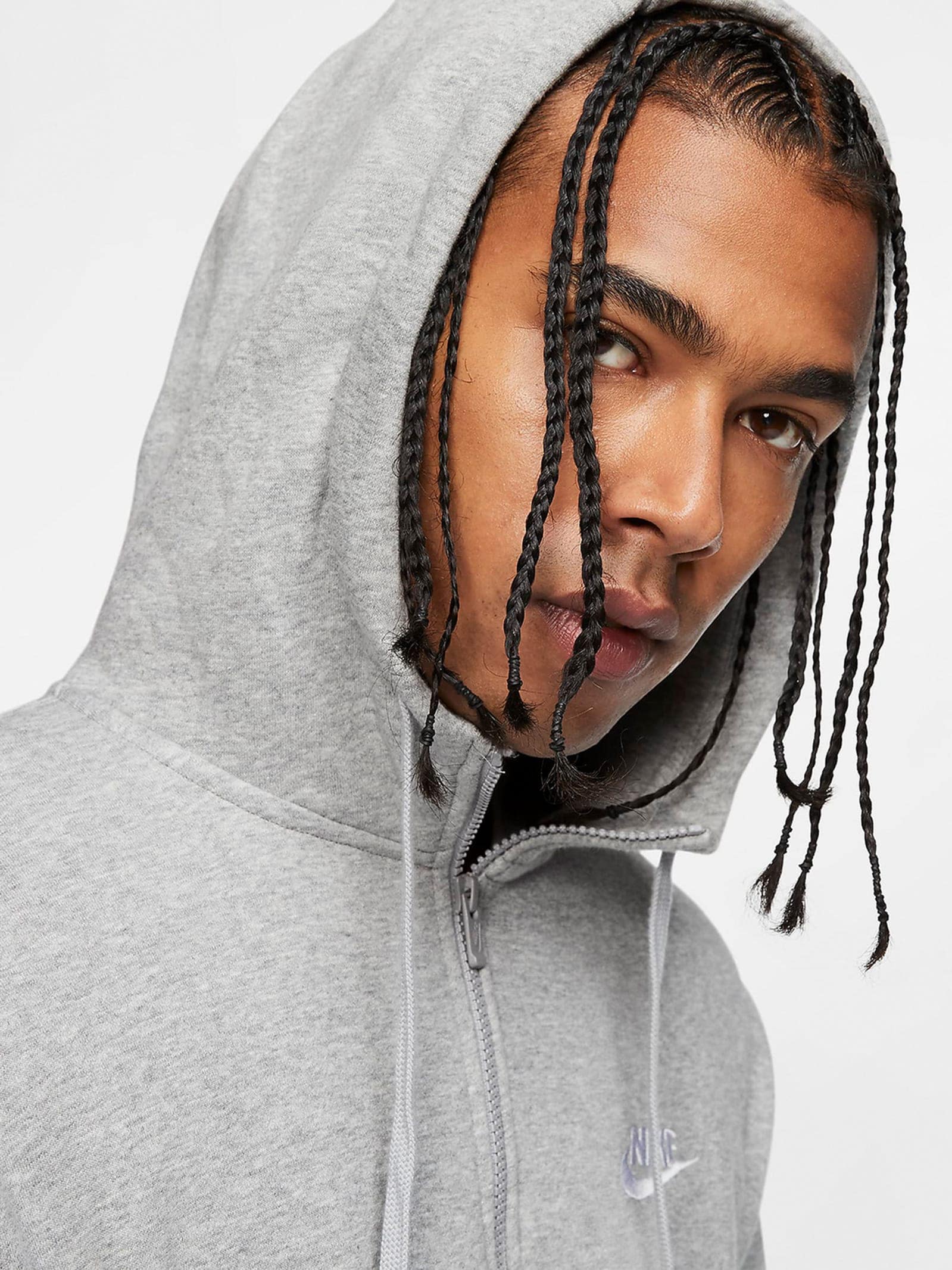 Бомбер чоловічий Nike M Nsw Club Hoodie Fz Bb (BV2645-063) — фото 5