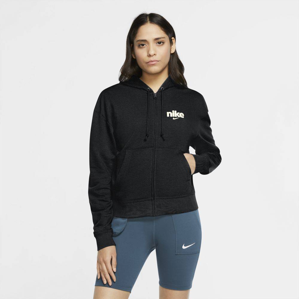 Кофта жіночі Nike Fleece Varsity Black (CU5056-010) — фото 2