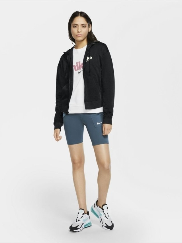 Кофта жіночі Nike Fleece Varsity Black (CU5056-010) — фото 4