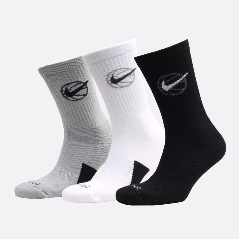 Шкарпетки Nike U Nk Crew Everyday Bball 3Pr (DA2123-902) — фото 4