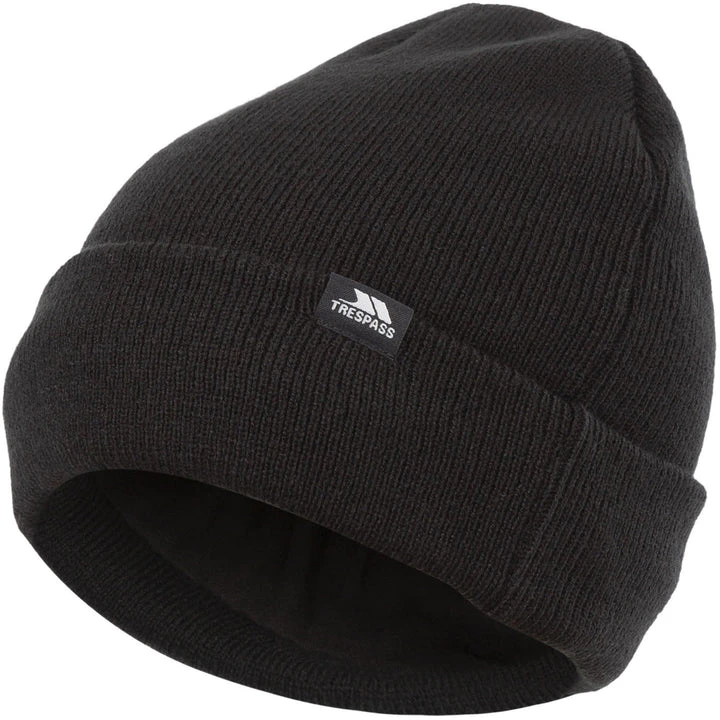 Шапка LITTLEBROOK - ADULT BEANIE UAHSHATR0029-Black Trespass TU Чорний — фото 1