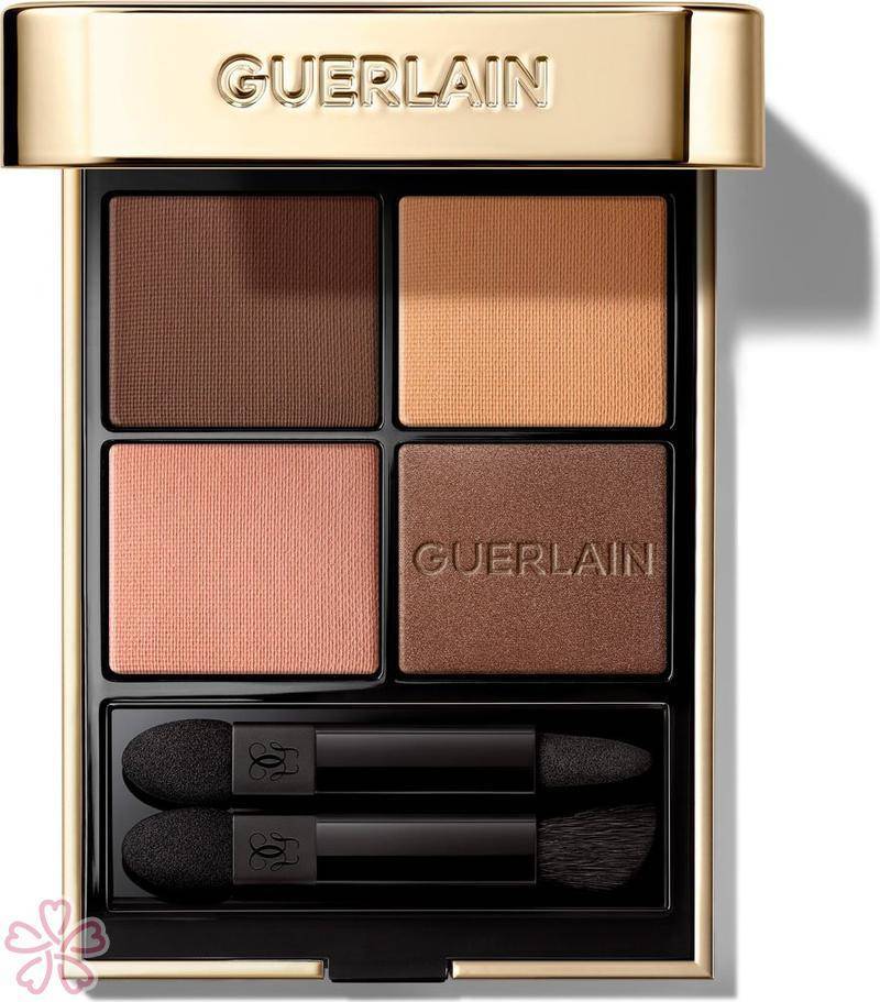 Палетка теней для век Guerlain Ombre G Quad Eyeshadow Palette 258 Wild Nudes — фото 3