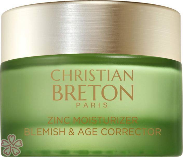 Крем для лица Christian BRETON ZINC MOISTURIZER BLEMISH & AGE CORRECTOR 50 мл — фото 3