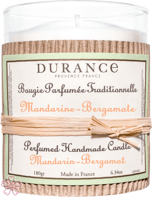 Парфюмированная свеча Durance Perfumed Handcraft Candle 180 г Мандарин Бергамот — фото 3