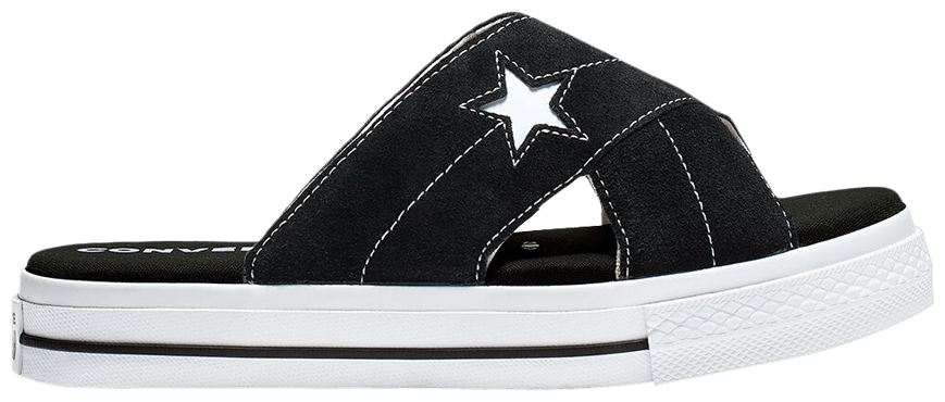 Сліпони Converse One Star Sandalism Slip Black Egret White — фото 1