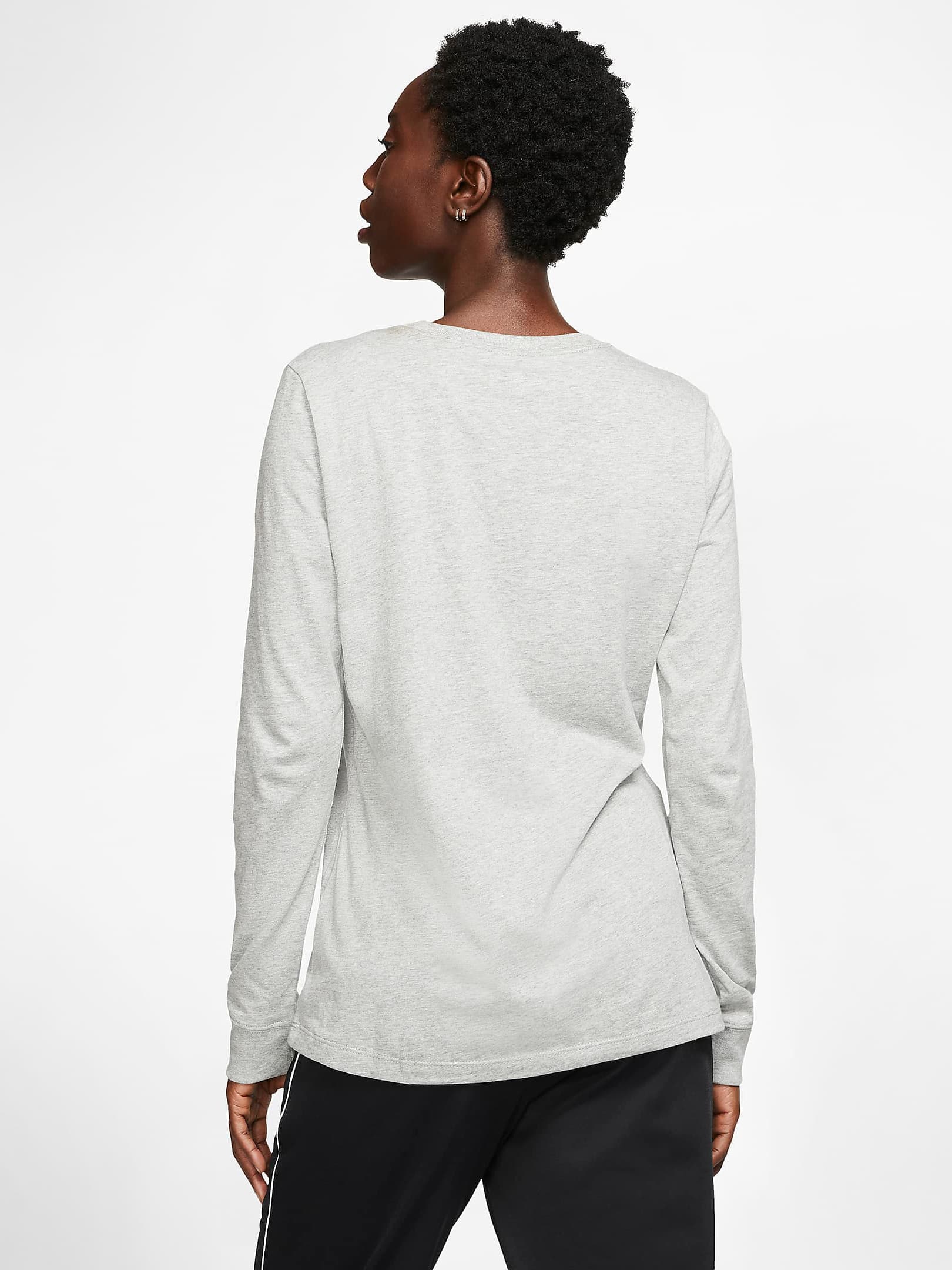 Лосіни жіночі Nike Womens Long-Sleeve T-Shirt Grey (BV6171-063) — фото 2