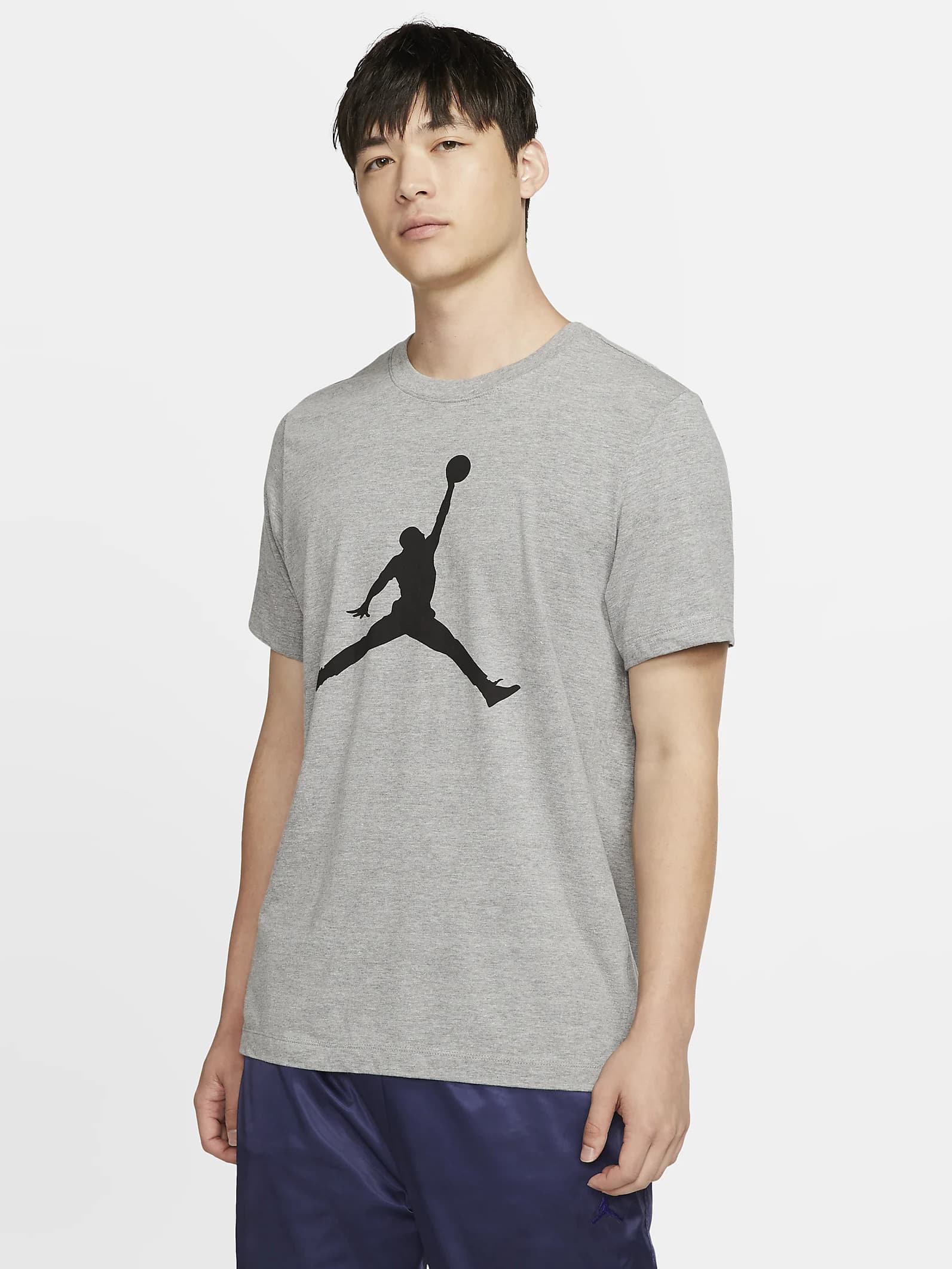 Футболка чоловіча Jordan M J Jumpman Ss Crew (CJ0921-091) — фото 1