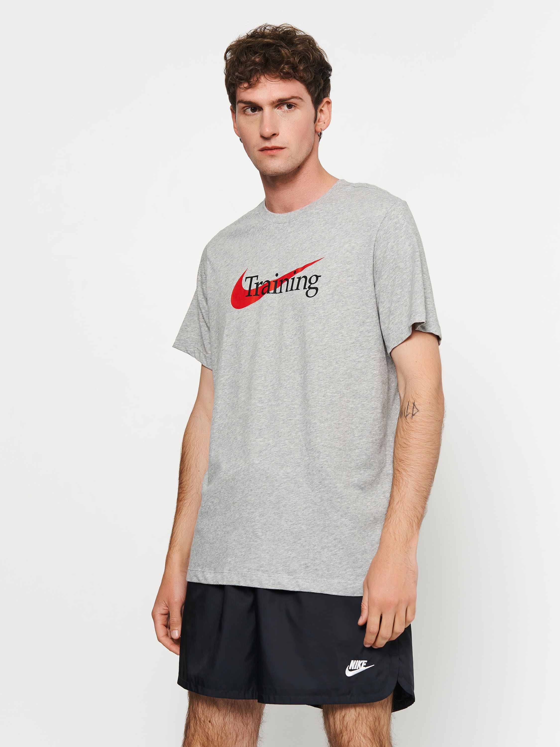 Футболка чоловіча Nike T-Shirt Dri-Fit Training Grey (CZ7989-063) — фото 1