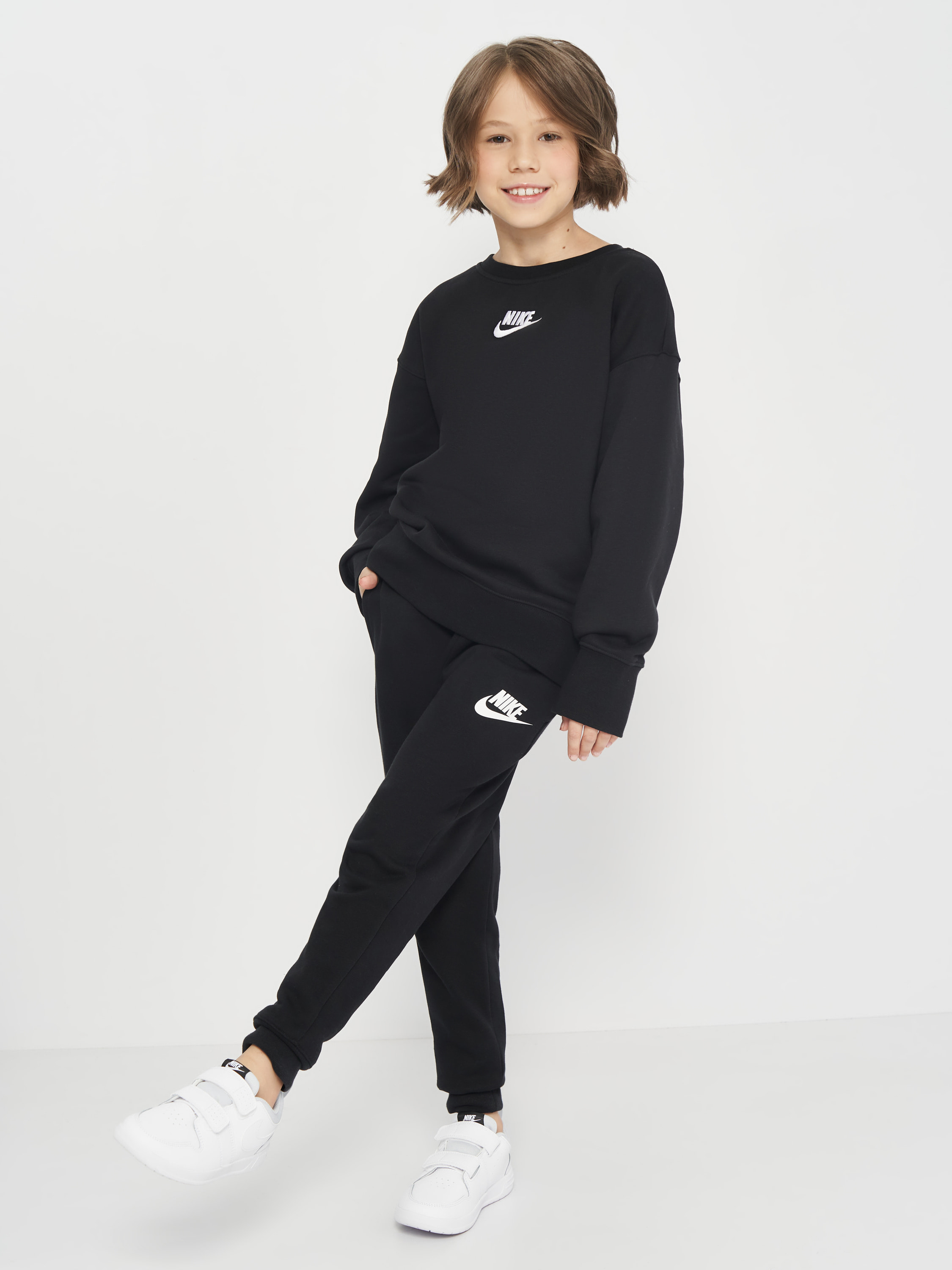 Брюки дитячі Nike G Nsw Club Ft Hw Fttd Pant (DC7211-010) — фото 5