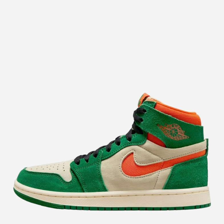 Кросівки AIR JORDAN 1 ZOOM CMFT 2 SHOES BEIGE/GREEN — фото 1