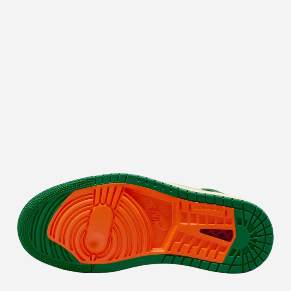 Кросівки AIR JORDAN 1 ZOOM CMFT 2 SHOES BEIGE/GREEN — фото 5