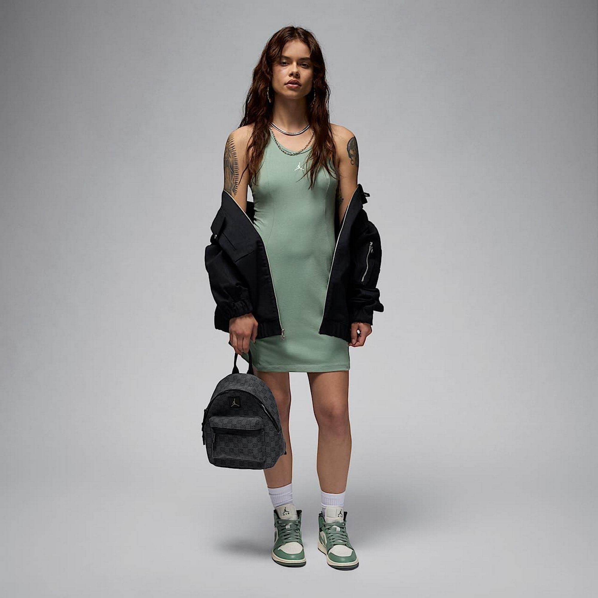 Плаття жіноче Jordan Slim Knit Dress Green (FN5694-304) — фото 5