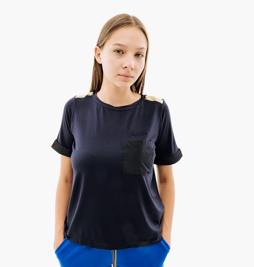 Футболка жіноча Australian Gold Tape Jersey V Tee Black (LSDTS0028-200) — фото 2
