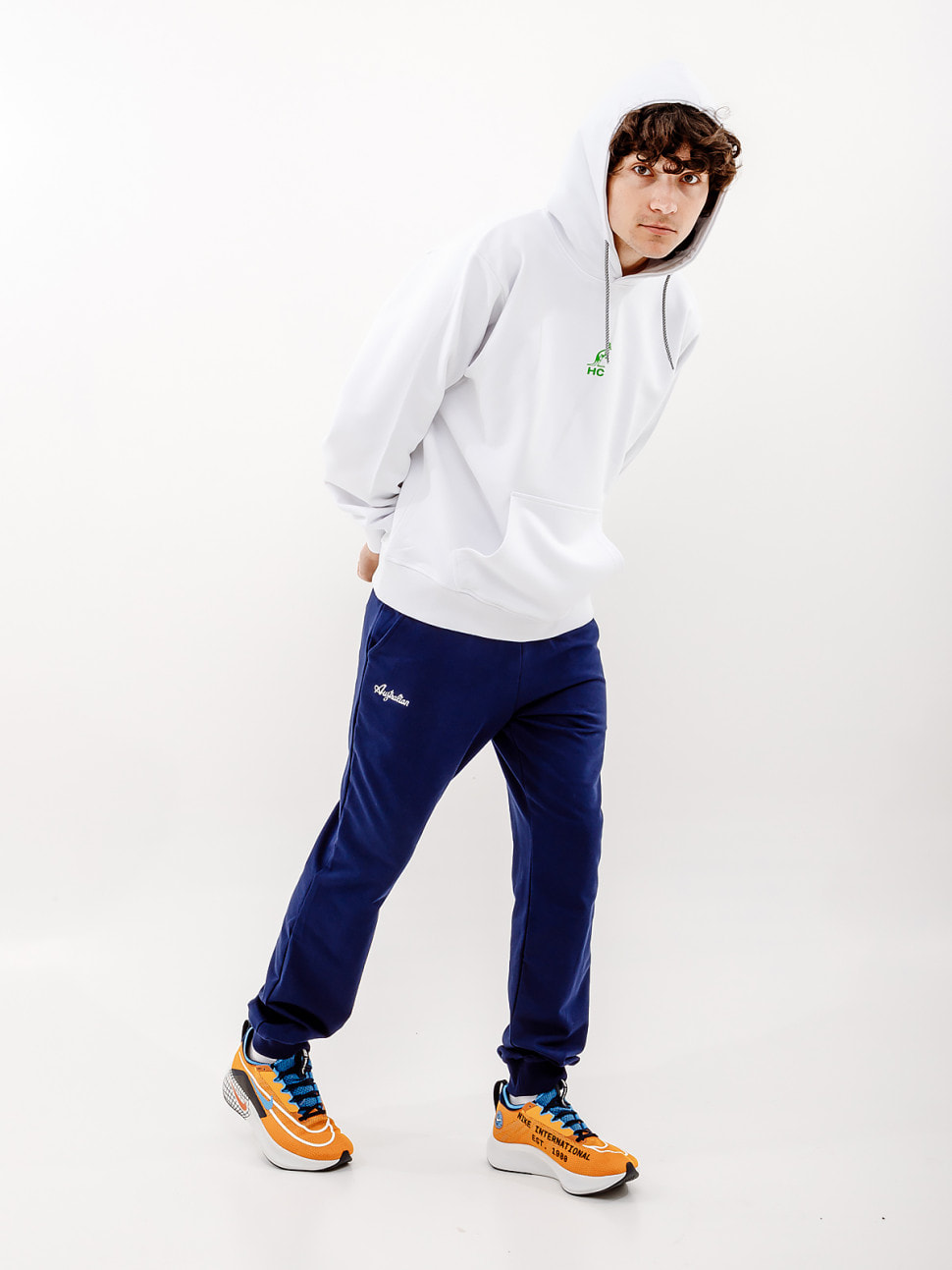 Брюки чоловічі Australian Essential Fleece Pants Rib Bottom Blue (LSUPA0010-842) — фото 5