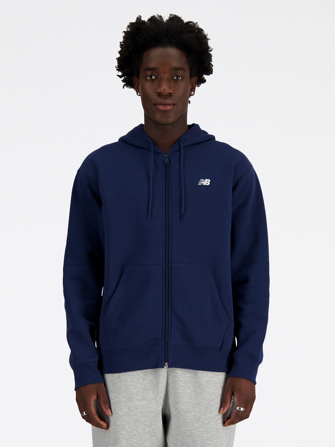 Кофта чоловіча New Balance Sport Essentials Full Zip (MJ41502NNY) — фото 1