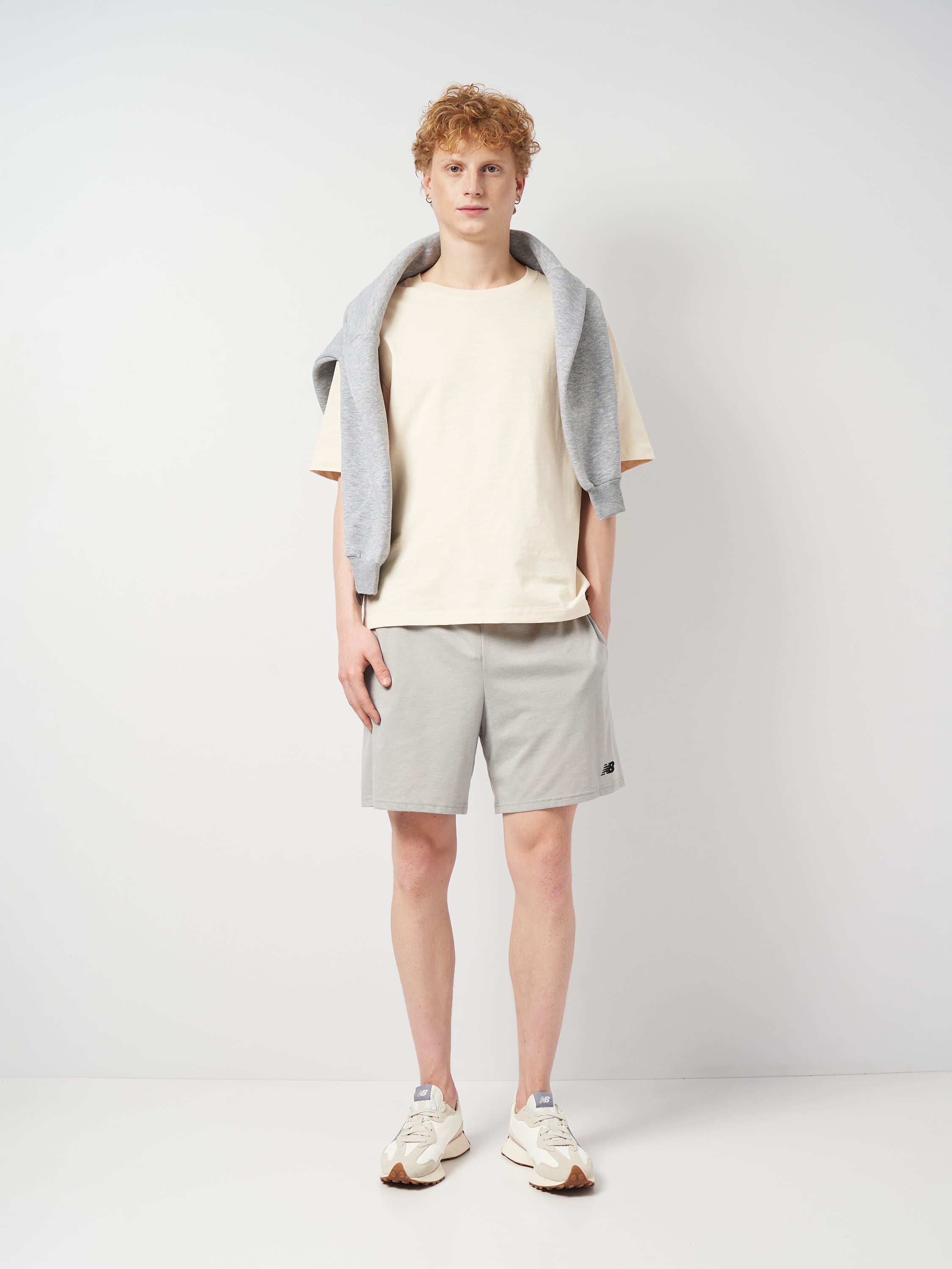 Шорти чоловічі New Balance Sport Essentials Heathertech Short 7 (MS41073AGT) — фото 5
