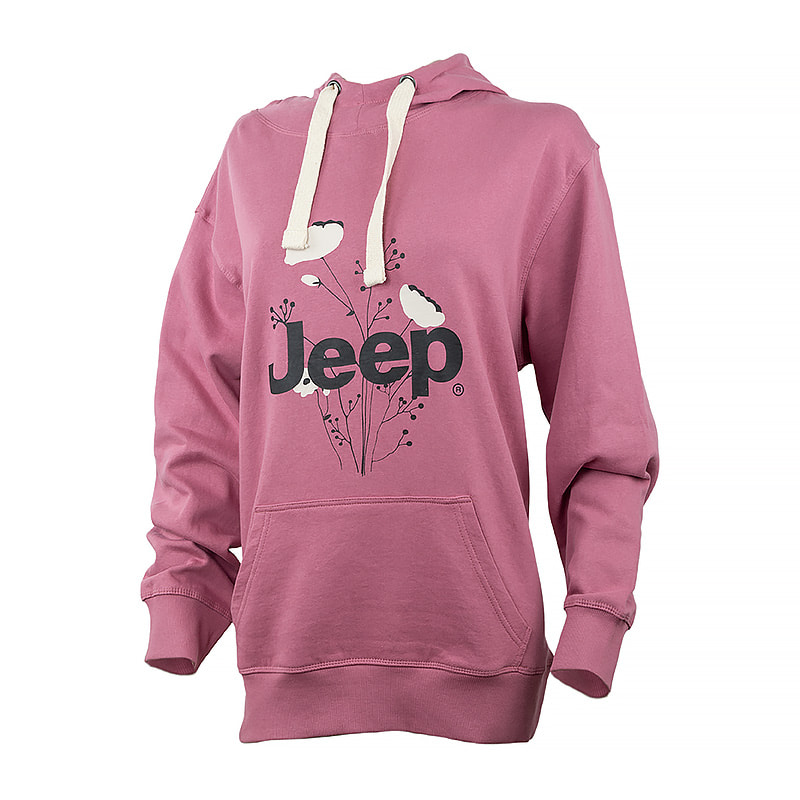 Кофта жіночі Jeep Hooded Oversize Sweatshirt Botanical Print (O102606-P490) — фото 3