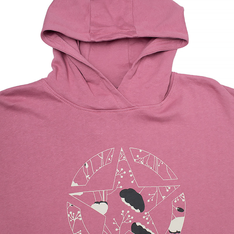 Кофта жіночі Jeep Ooded Cropped Sweatshirt Star Botanical Print (O102607-P490) — фото 4