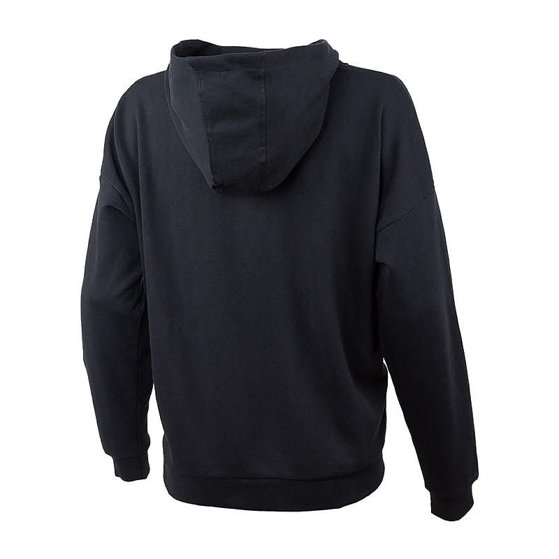 Кофта жіночі Jeep Hooded Cropped Sweatshirt Striped Print Black (O102609-B000) — фото 4