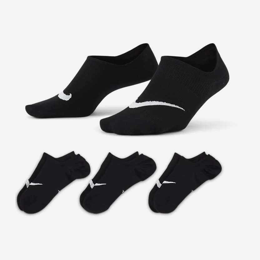 Шкарпетки Nike U NK EVERYDAY PLUS LTWT FOOTIE 3PPK — фото 1