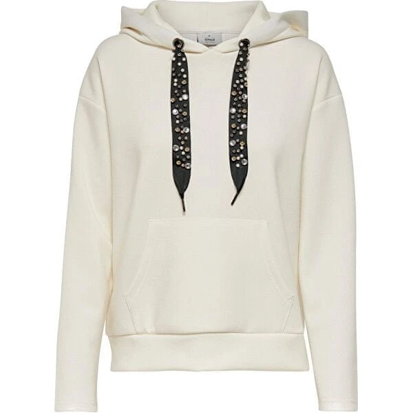 Толстовка ONLFANCY L/S HOOD SWT 15193315-Tofu ONLY XS Бежевий — фото 2