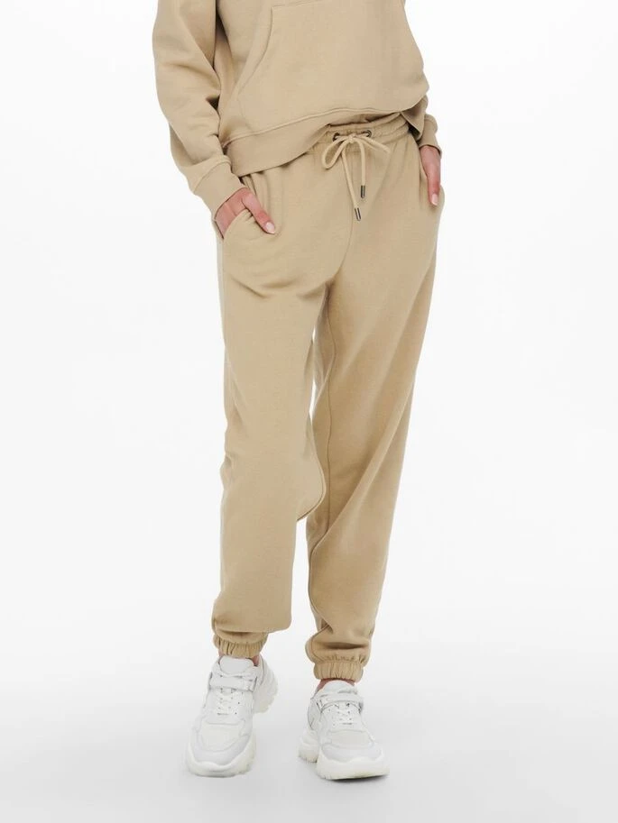 Штани ONLFEEL LIFE NEW PANT NOOS SWT 15243747-Humus ONLY XL/32 Бежевий — фото 3
