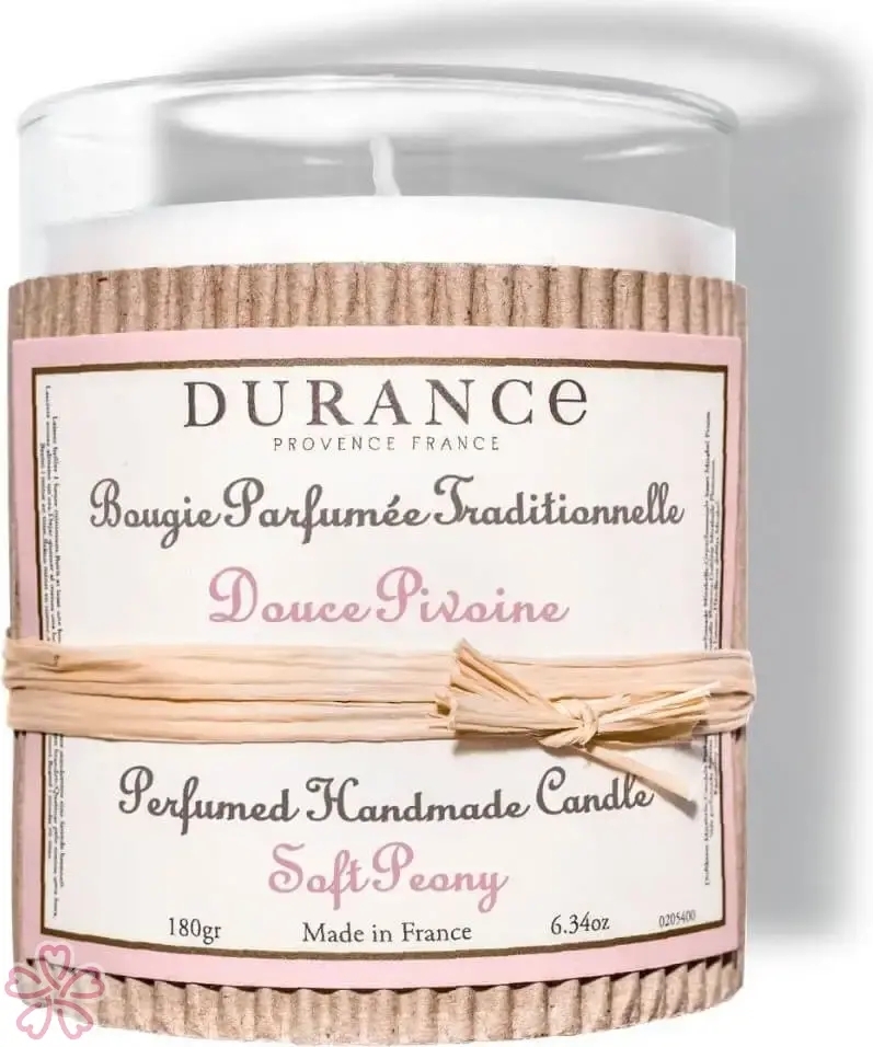 Парфюмированная свеча Durance Wood Wick Scented Candle 280 г Солодка півонія — фото 3
