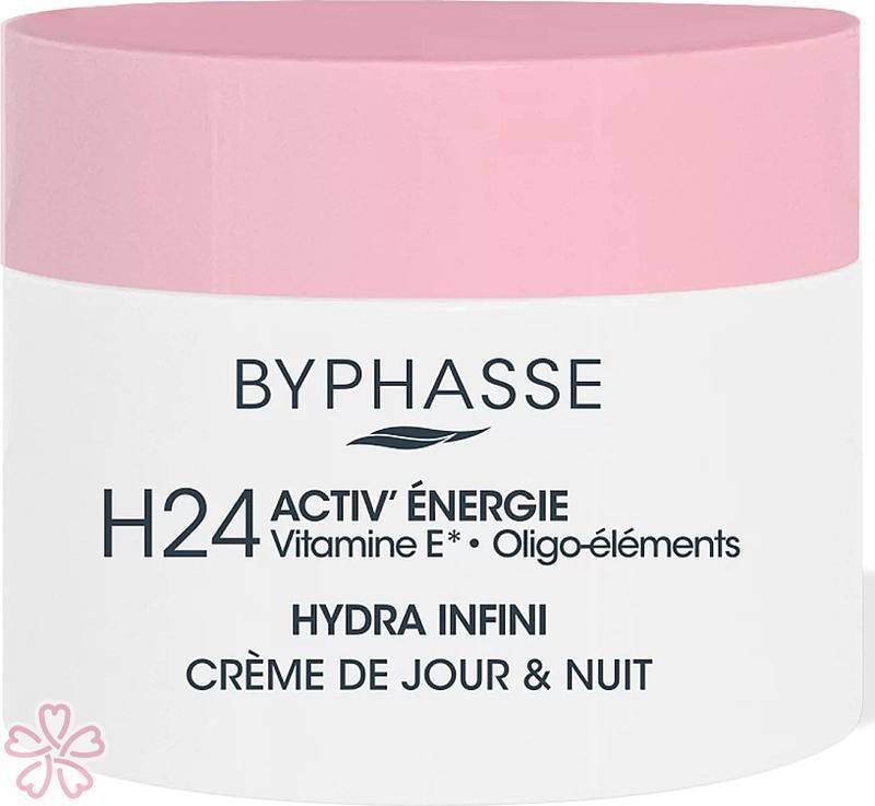 Дневной и ночной крем увлажняющий Byphasse 24h Hydra Infini Day & Night Cream 60 мл — фото 2