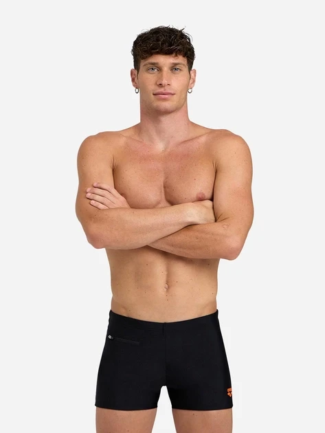 Плавки Arena ZIP SWIM SHORT чорний Чол 95 — фото 1