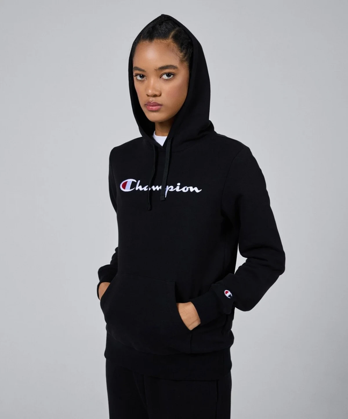 Худі hooded sweatshirt 117111-KK001 Champion M Чорний — фото 4