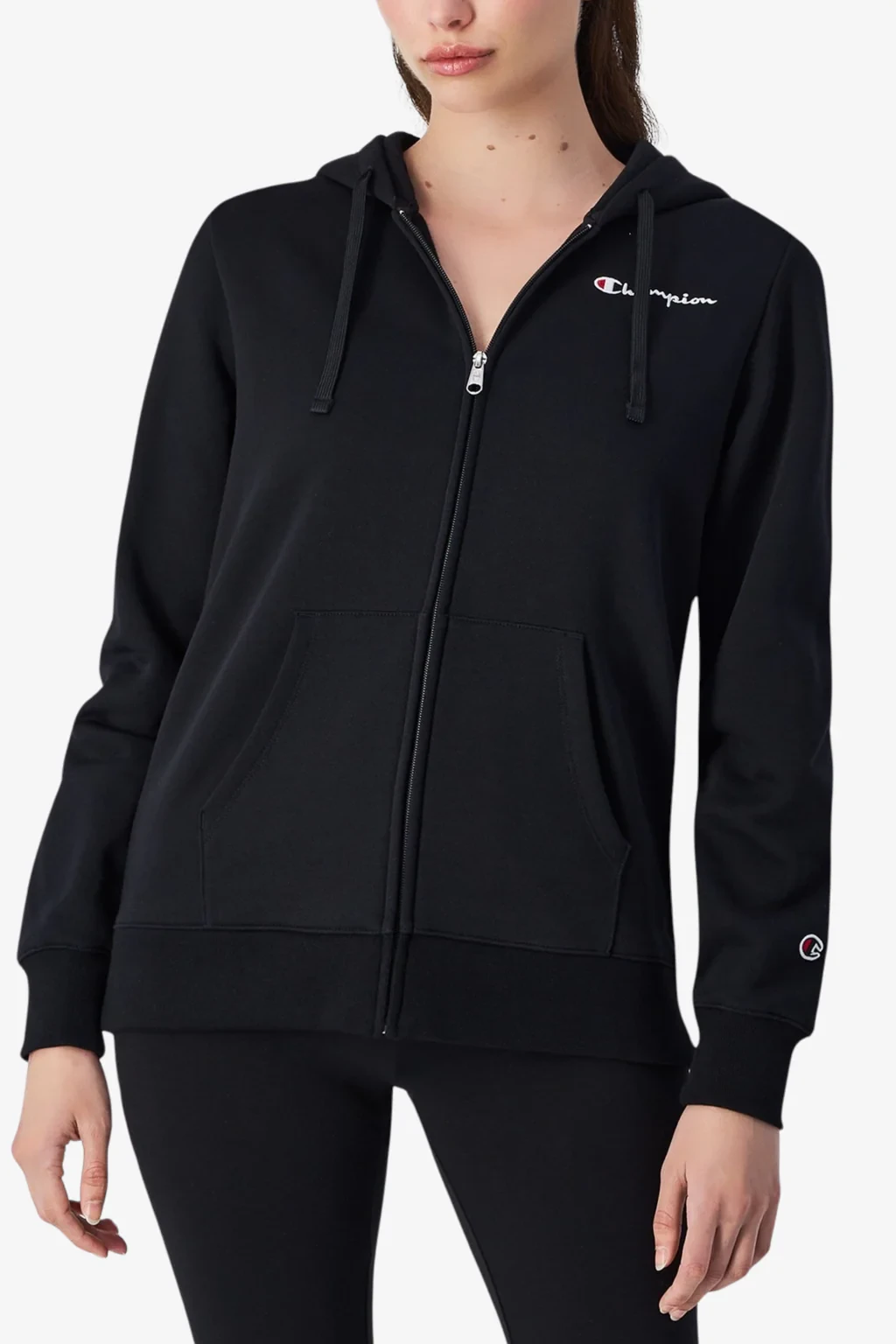 Світшот FULL ZIP HOODIE SWEATSHIRT 117677-KK001 Champion L Чорний — фото 3