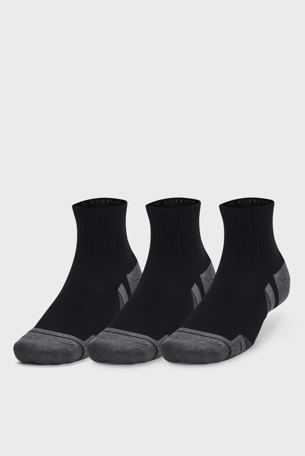 Шкарпетки Under Armour Ua Performance Cotton 3P Qtr (1379528-001) — фото 1
