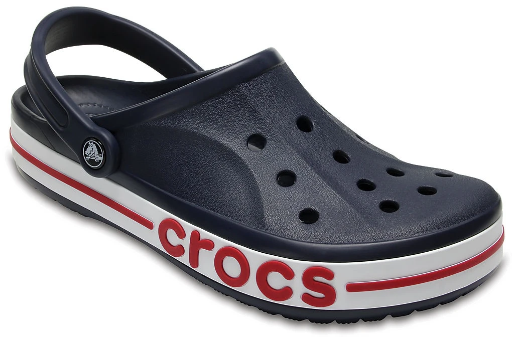 Унісекс тапочки Crocs Bayaband white blue — фото 1