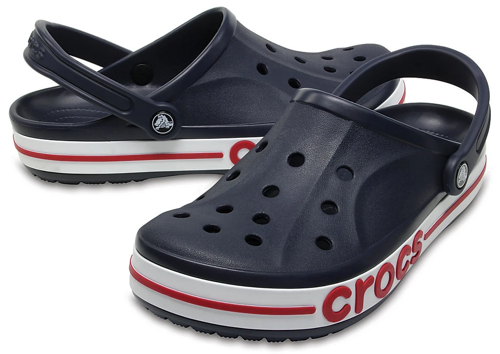 Унісекс тапочки Crocs Bayaband white blue — фото 5