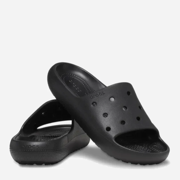 Тапочки UNI CLASSIC SLIDE V2 209401-001 CROCS M10/W12(43-44) Чорний — фото 6