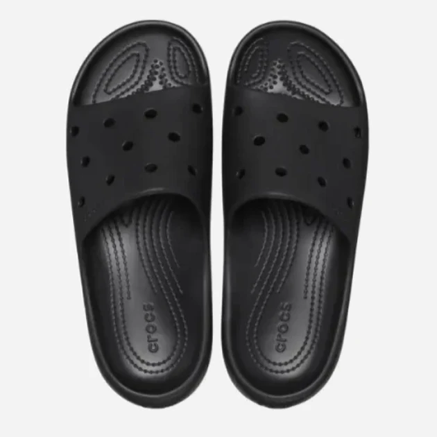 Тапочки UNI CLASSIC SLIDE V2 209401-001 CROCS M10/W12(43-44) Чорний — фото 7