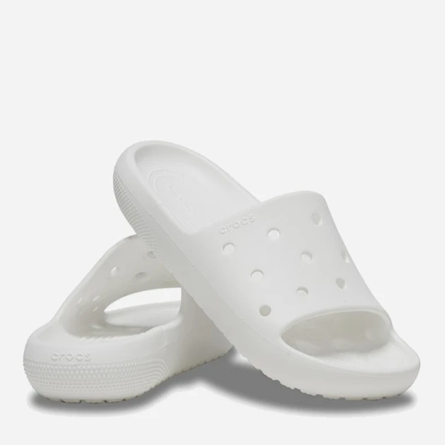 Тапочки UNI CLASSIC SLIDE V2 209401-100 CROCS M4/W6 (36-37) Білий — фото 6